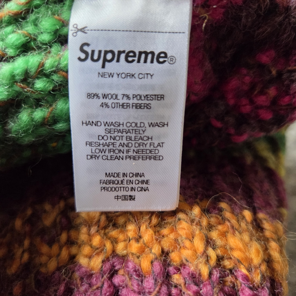 Supreme Multicolor Knit Beanie - Picture 3 of 3